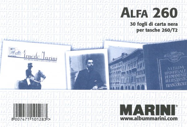 Carta nera per tasche Alfa 260/T2