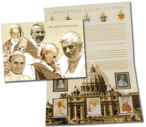 Folder: I francobolli di 50 Anni di Papi