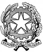 Stemma adesivo Italia Repubblica
